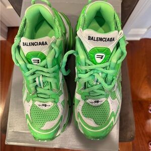 Men's Balenciaga
Runner, Fluorescent Green & White, Brand New & Authentic